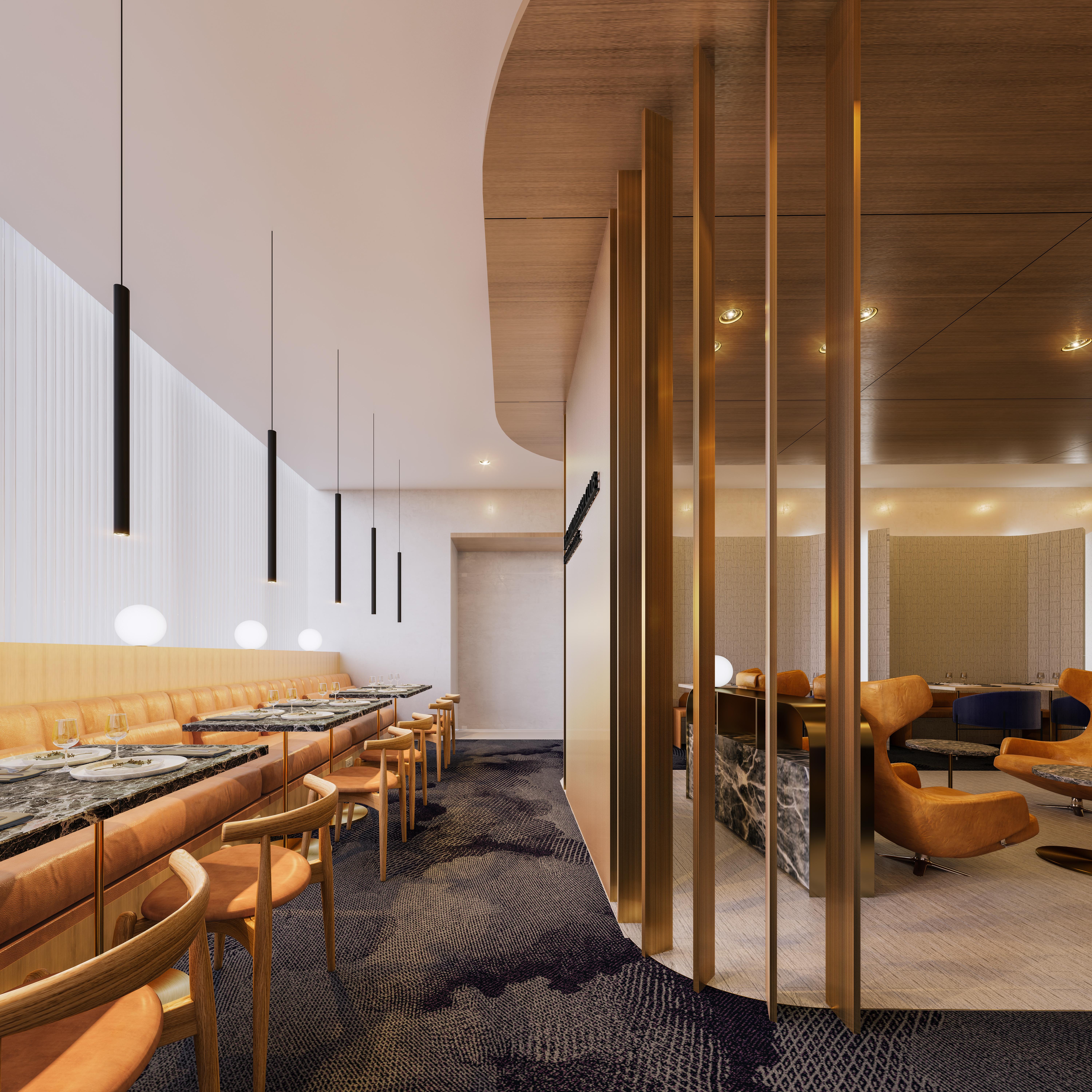 Pullman Adelaide Hotell Exteriör bild Interior of the restaurant